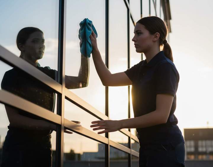 Nettoyage de vitre