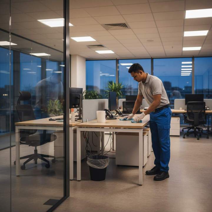 Nettoyage d'espace professionnel