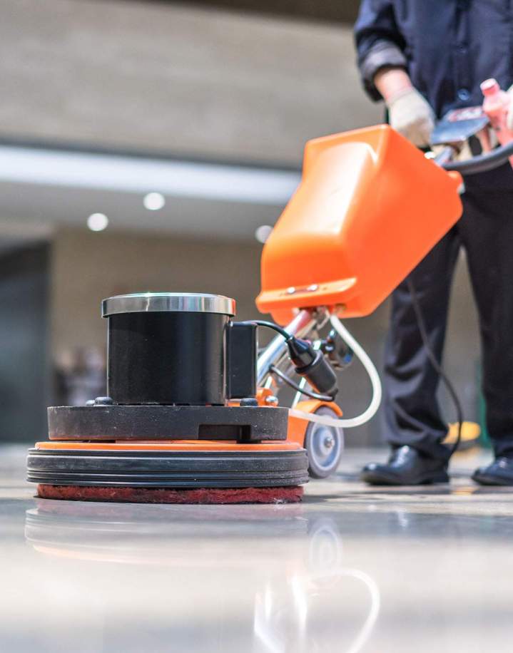 Nettoyage de sol commercial