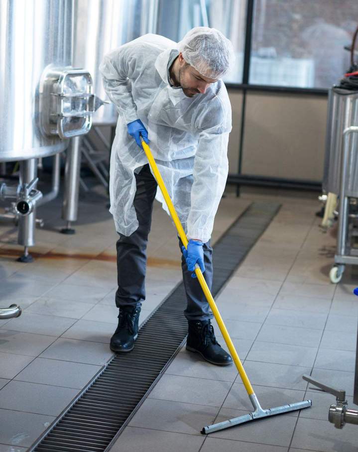 Nettoyage de sol industriel 